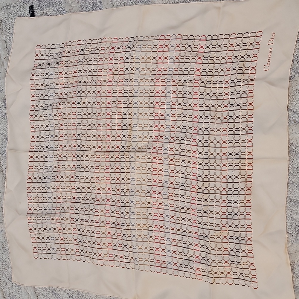 Authentic Dior silk scarf - Picture 2 of 7